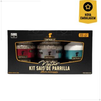 Kit Sais de Parrilla Mestre 3x250g